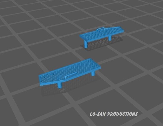 "NOUVEAUTÉ EN PRÉPARATION" Passerelles d'extrémités de toiture pour BB 4100 - 4600 ROCO.